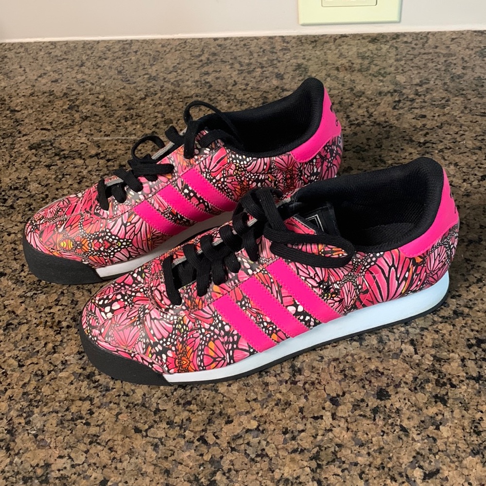 adidas Pink and Black Women's Sneakers